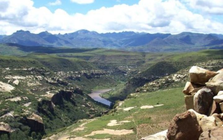 Bergland in Lesotho